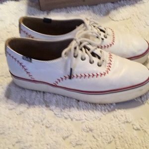 Leather Baseball Keds